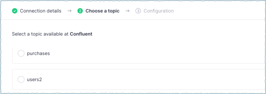 Provide connection details