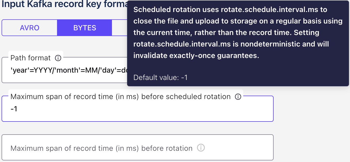 Rotate Schedule and Rotate Interval