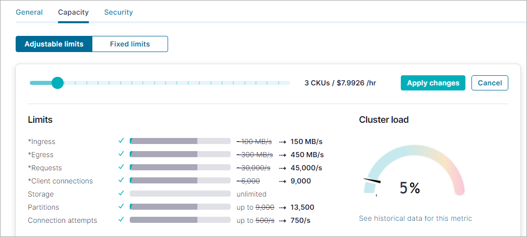 Expand Confluent Cluster capacity