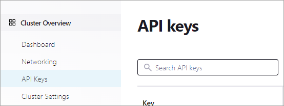 Confluent Cloud Cluster Settings