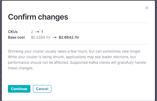 Confirm cluster expansion