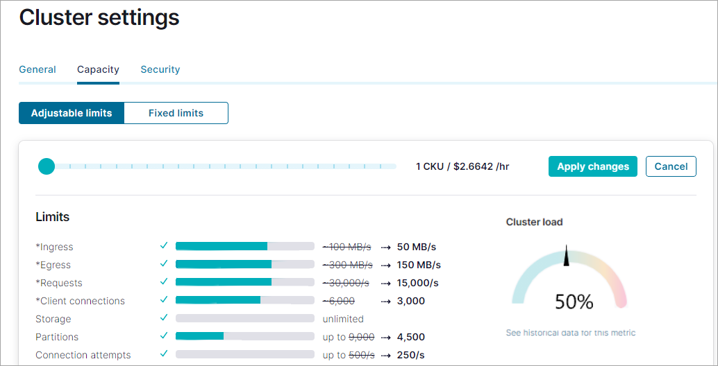 Expand Confluent Cluster capacity