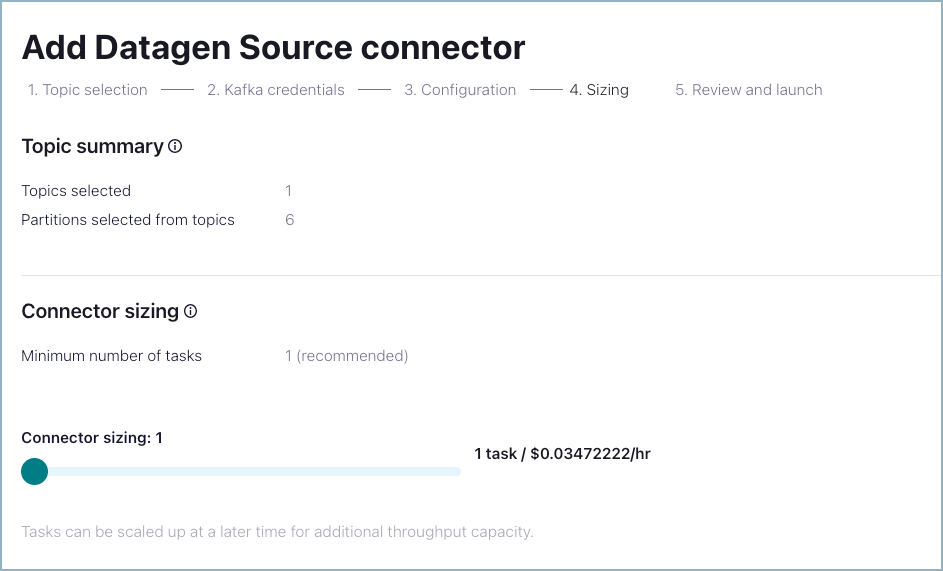 Confluent Cloud Connect Cluster Billing